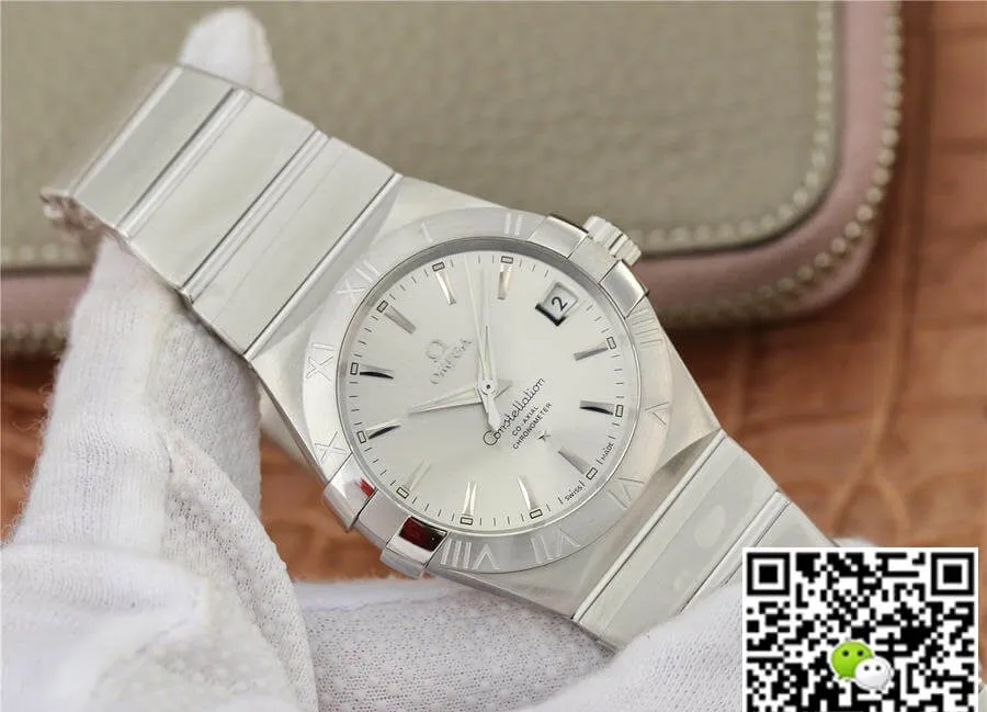 Omega Constellation 123.10.38.21.02.001 VS Factory 1:1 Best Edition Replica Watch White Dial